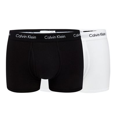 Calvin Klein Underwear Pack of two white stretch trunks